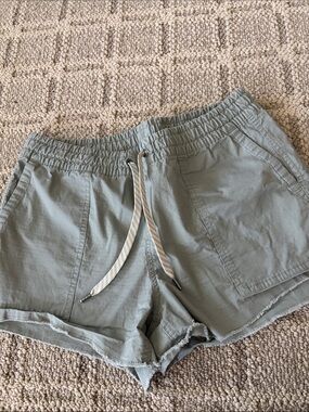 Vuori Sage Green Athletic Drawstring Shorts